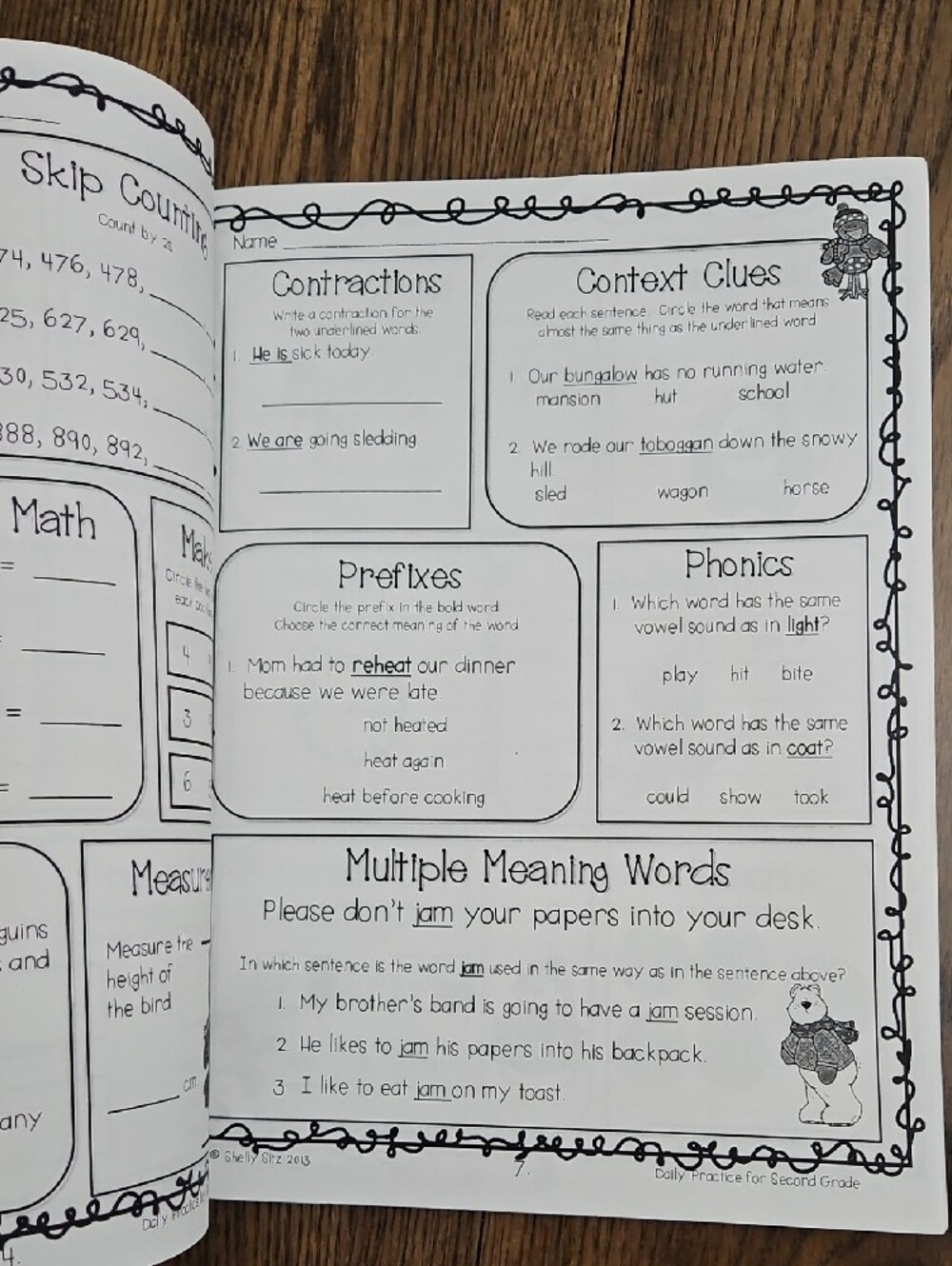 2nd/3rd Grade | Work Sheets - Picture 2 of 4